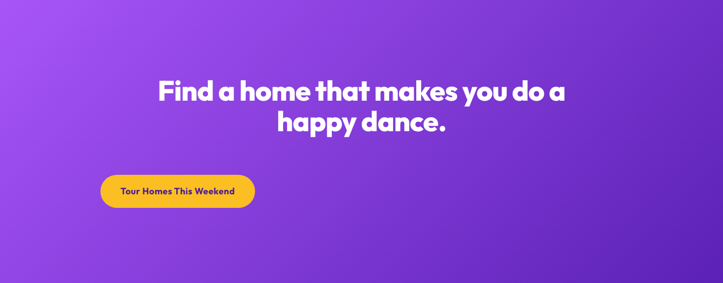 Playful Real Estate CTA Section for Divi 5 — Happy-Dance Home — desktop preview