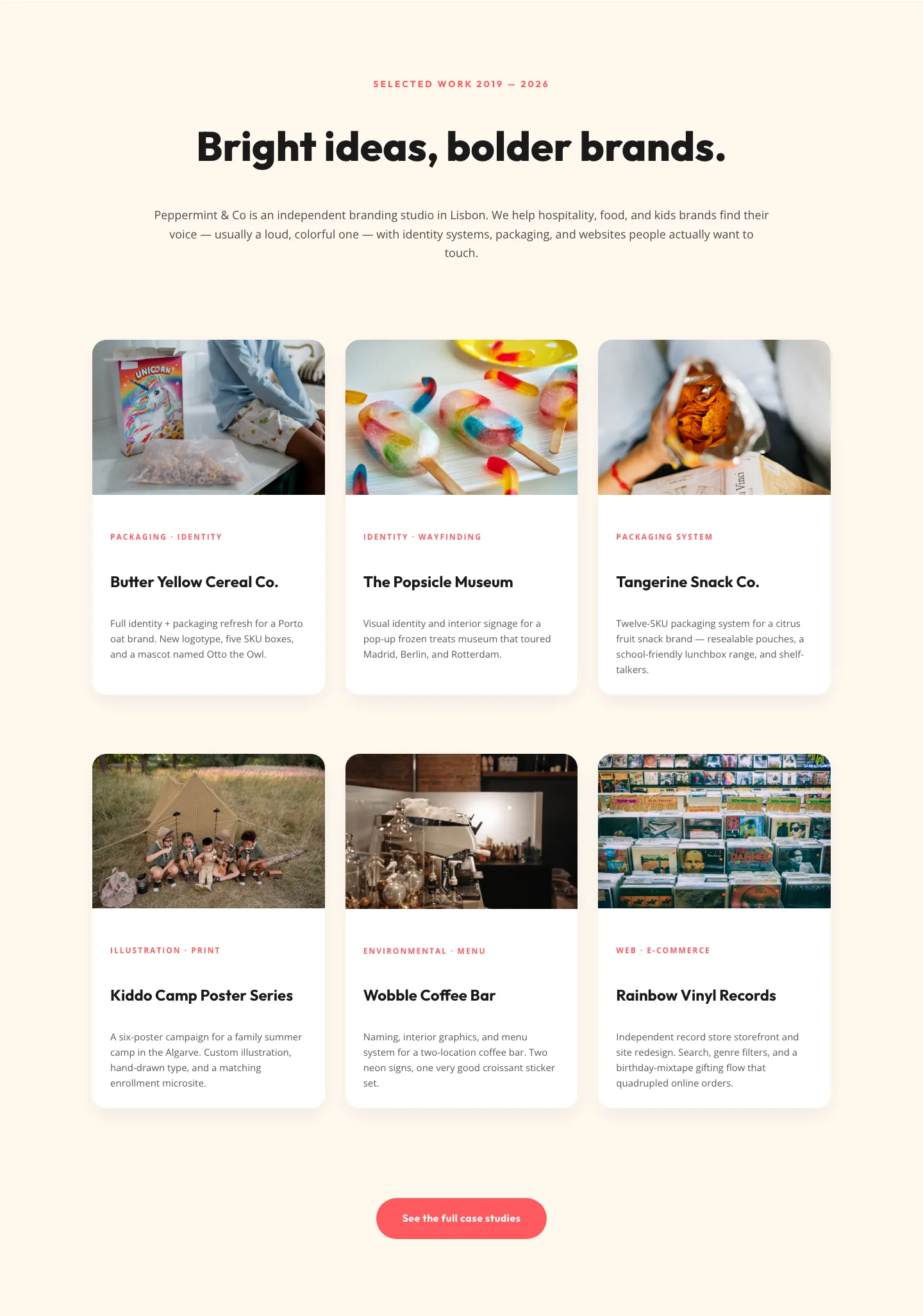 Playful Agency Portfolio Gallery — Divi 5 Case Study Grid — Agency Gallery layout built with Divi 5
