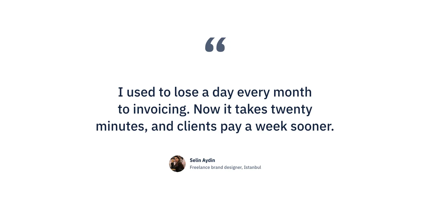 Corporate Freelancer Tool Testimonial Layout for Divi 5: Large Single Quote, SaaS Testimonials layout built with Divi 5, desktop screenshot