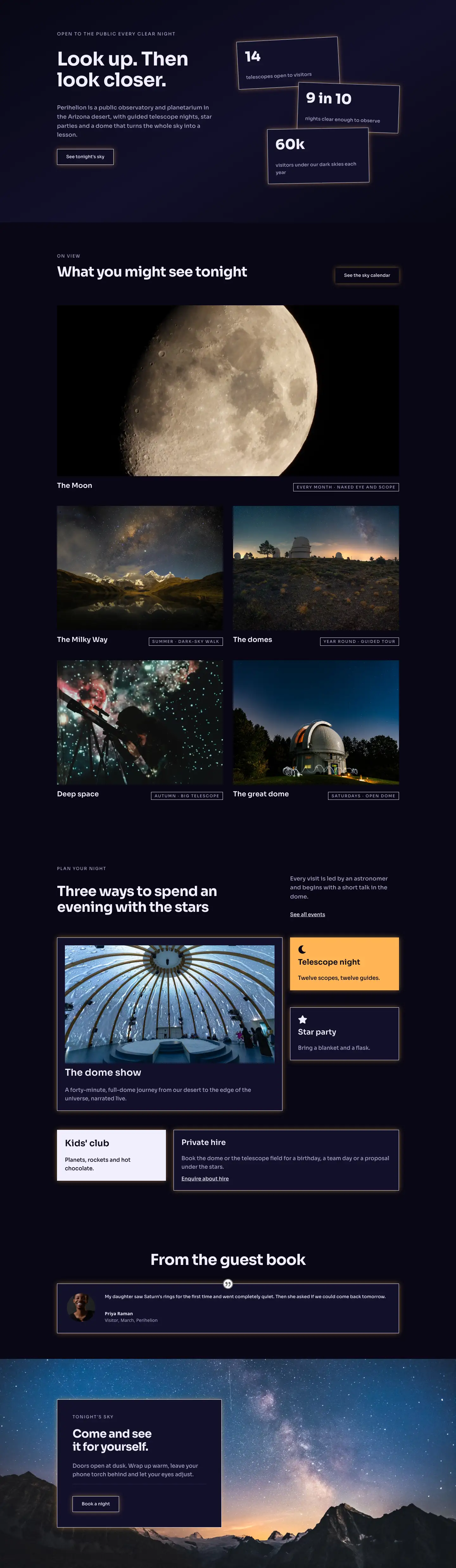 Perihelion: Observatory & Planetarium Theme (6 Pages)